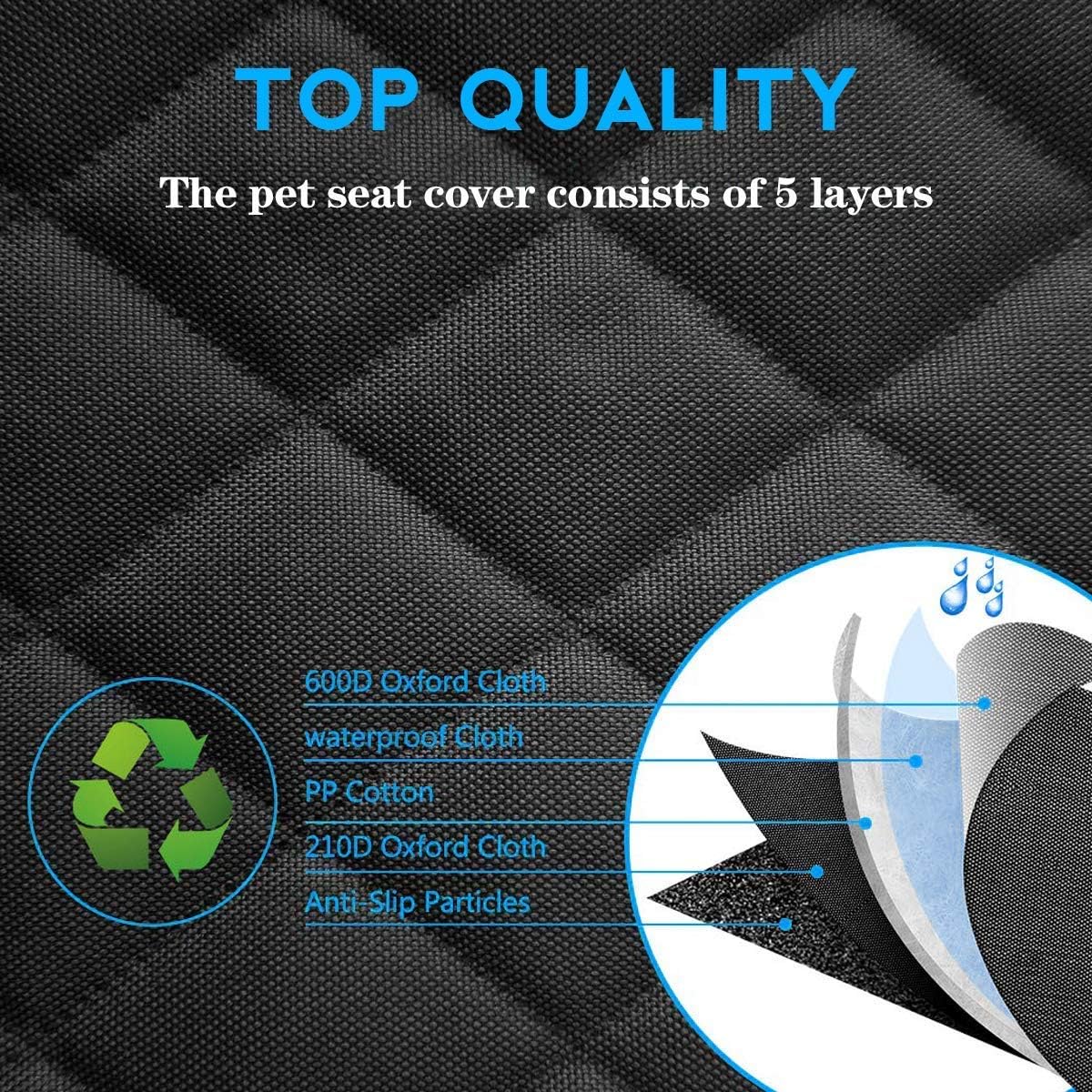 Waterproof Nonslip Bench Rear Seat Cover - Image 2